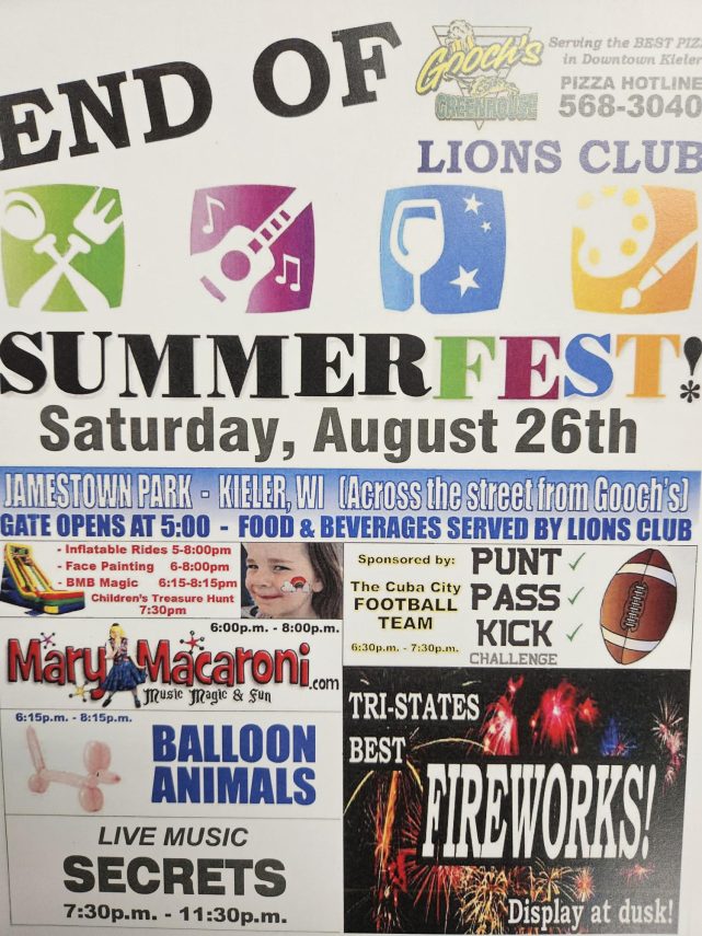 End of SummerFEST – D/K Lions Club