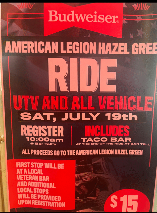 UTV Ride – Bar-tell’s Bar