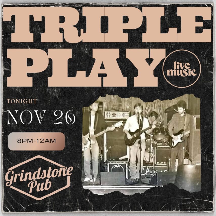 Triple Play Band – Grindstone Pub