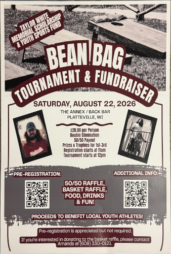 6th Annual Taylor White Memorial Bean Bag Tourney – The Annex/Back Bar