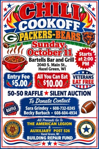 Chili Cookoff – Bartells Bar and Grill